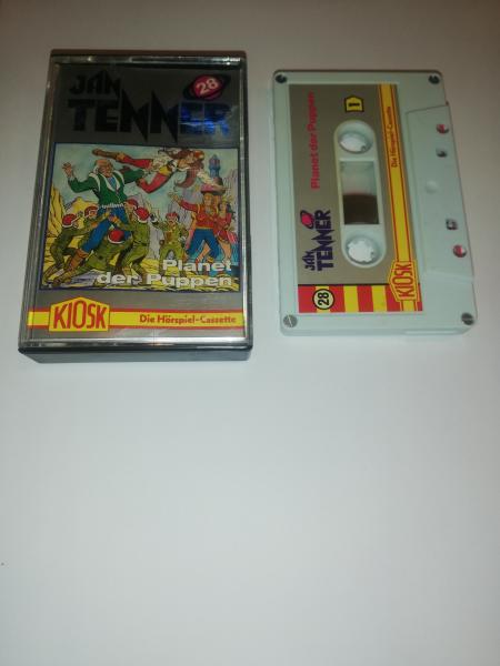Jan Tenner Folge 28 Planet der Puppen 4-fach Silber geschraubt Weiß mit Silbernen Aufkleber 4.27728 CD Kiosk